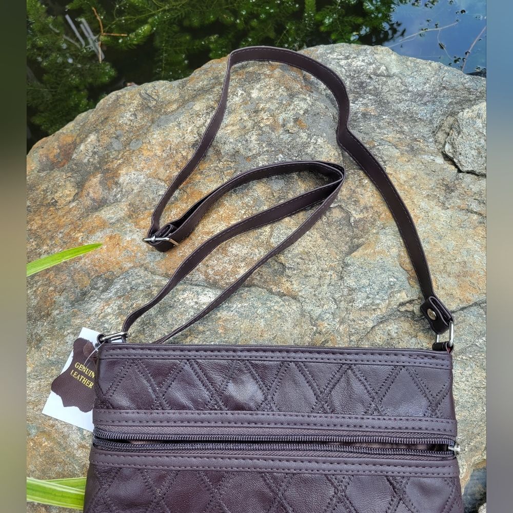 ‎Leather Crossbody Bag - Picture 6 of 10